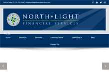 Tablet Screenshot of northlightfinancialservices.com
